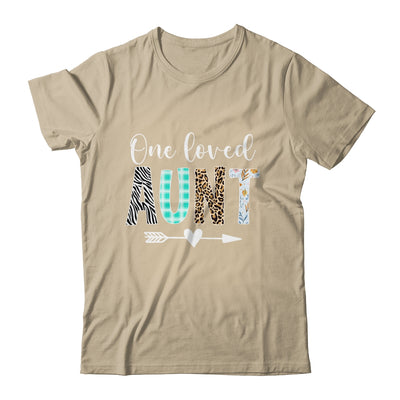 Aunt Women Cute Design One Loved Aunt Mother's Day Shirt & Tank Top | teecentury