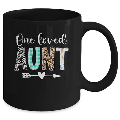 Aunt Women Cute Design One Loved Aunt Mother's Day Mug | teecentury