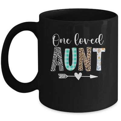 Aunt Women Cute Design One Loved Aunt Mother's Day Mug | teecentury