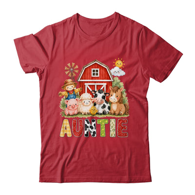 Auntie Farm Cow 1St Birthday Girl Boy Matching Family Shirt & Hoodie | teecentury