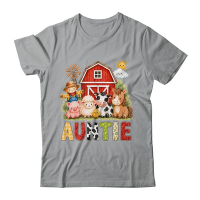 Auntie Farm Cow 1St Birthday Girl Boy Matching Family Shirt & Hoodie | teecentury