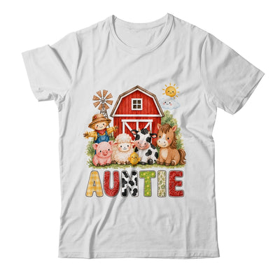 Auntie Farm Cow 1St Birthday Girl Boy Matching Family Shirt & Hoodie | teecentury
