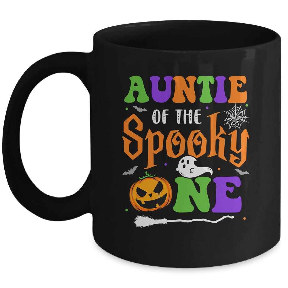 Auntie Halloween 1st Birthday Boy Matching Family Spooky One Mug | teecentury