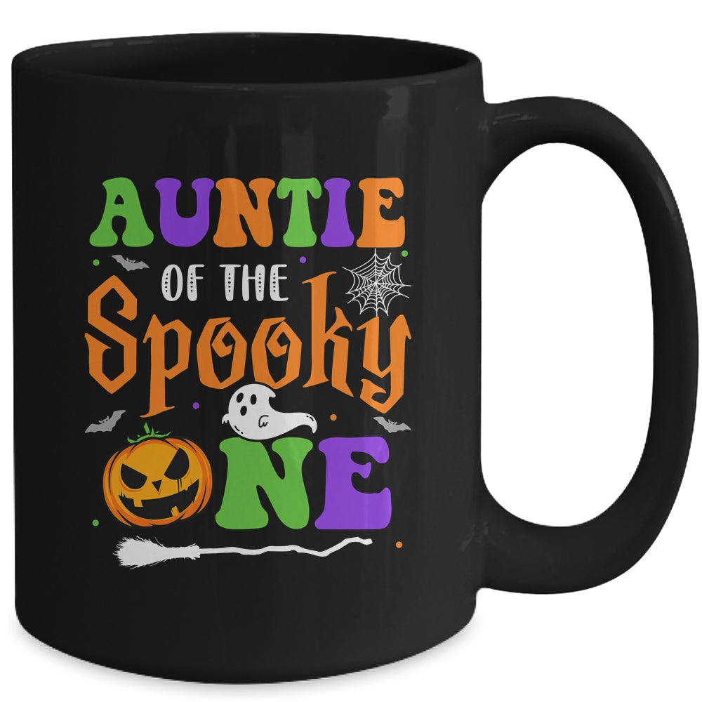 Auntie Halloween 1st Birthday Boy Matching Family Spooky One Mug | teecentury