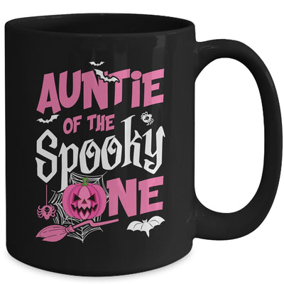 Auntie Halloween 1st Birthday Girl Matching Family Spooky Mug | teecentury
