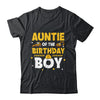 Auntie Of The Birthday Boy Construction Worker Family Party Shirt & Hoodie | teecentury
