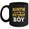 Auntie Of The Birthday Boy Construction Worker Family Party Mug | teecentury
