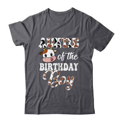 Auntie Of The Birthday Boy Cow Farm 1st Birthday Boy Shirt & Hoodie | teecentury