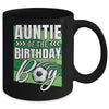 Auntie Of The Birthday Boy Soccer Birthday Soccer Player Mug | teecentury