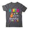 Auntie Of The Birthday Capybara Girl Bday Party Family Shirt & Hoodie | teecentury
