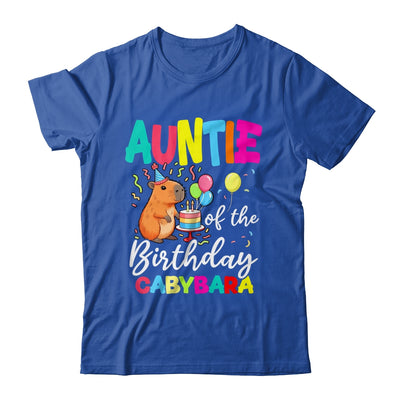 Auntie Of The Birthday Capybara Girl Bday Party Family Shirt & Hoodie | teecentury