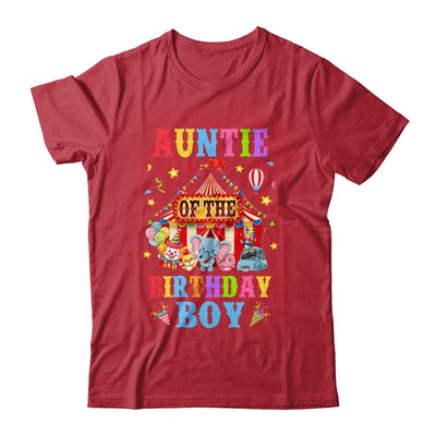 Auntie Of The Birthday For Boy Circus Carnival Theme Party Shirt & Hoodie | teecentury