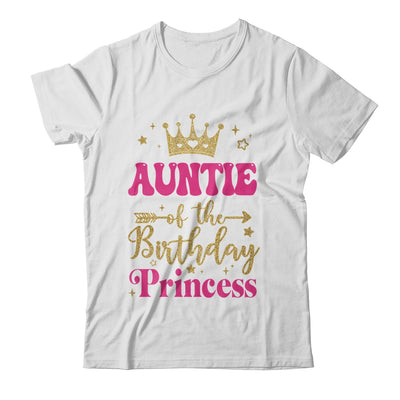 Auntie Of The Birthday For Girl 1st Birthday Princess Girl Shirt & Hoodie | teecentury