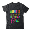 Auntie Of The Birthday Girl Glows Retro 80's Party Family Shirt & Hoodie | teecentury