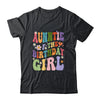 Auntie Of The Birthday Girl Groovy Party 1st Birthday Girl Shirt & Hoodie | teecentury
