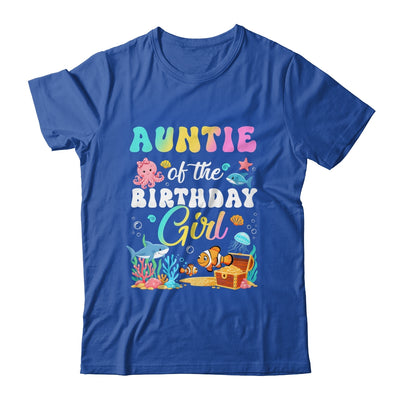Auntie Of The Birthday Girl Sea Fish Ocean Aquarium Shirt & Hoodie | teecentury