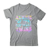 Auntie Of The Birthday Twins Girls Kids Party Retro Bday Shirt & Hoodie | teecentury