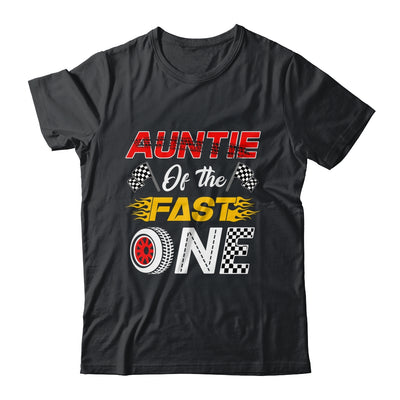 Auntie Of The Fast One 1st Birthday Race Car Family Shirt & Hoodie | teecentury