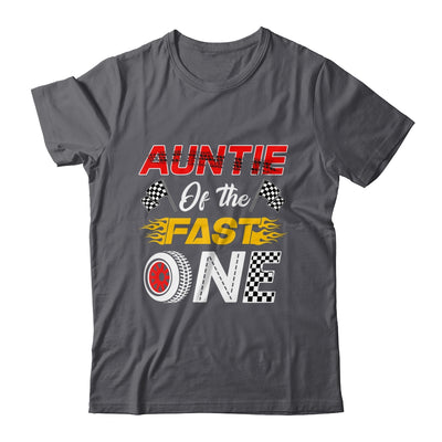 Auntie Of The Fast One 1st Birthday Race Car Family Shirt & Hoodie | teecentury