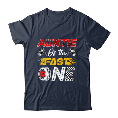 Auntie Of The Fast One 1st Birthday Race Car Family Shirt & Hoodie | teecentury