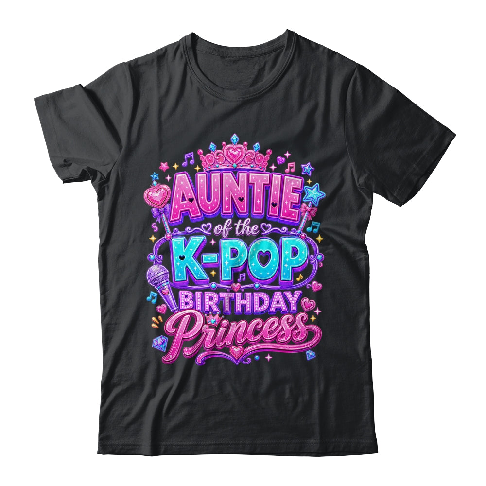 Auntie Of The K-Pop Birthday Princess Korean Music Lovers Shirt & Hoodie | teecentury