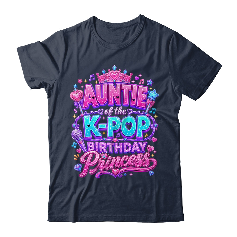Auntie Of The K-Pop Birthday Princess Korean Music Lovers Shirt & Hoodie | teecentury