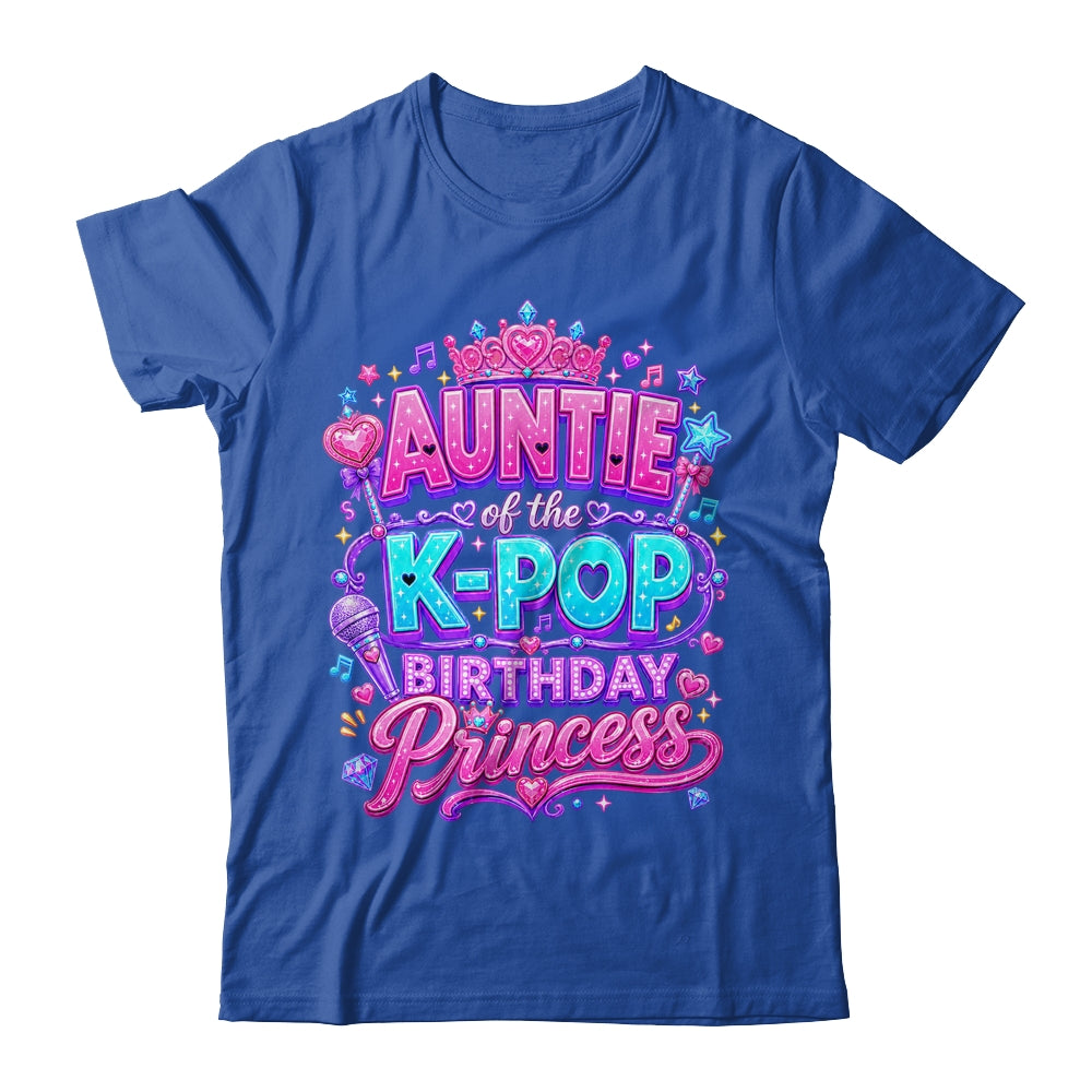 Auntie Of The K-Pop Birthday Princess Korean Music Lovers Shirt & Hoodie | teecentury