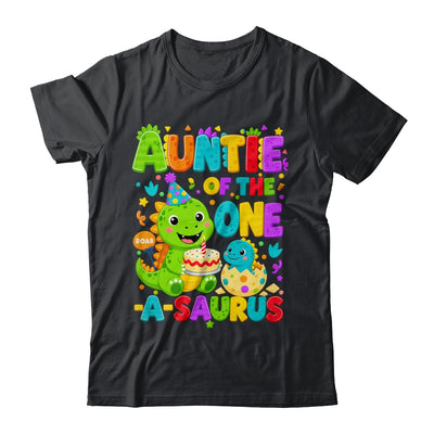 Auntie Of The One-A-Saurus 1St Birthday Boy T-Rex Dinosaur Shirt & Hoodie | teecentury