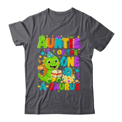 Auntie Of The One-A-Saurus 1St Birthday Boy T-Rex Dinosaur Shirt & Hoodie | teecentury
