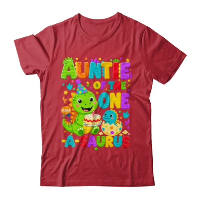 Auntie Of The One-A-Saurus 1St Birthday Boy T-Rex Dinosaur Shirt & Hoodie | teecentury