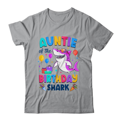 Auntie Of The Shark Birthday Family Matching Party Kids Shirt & Hoodie | teecentury