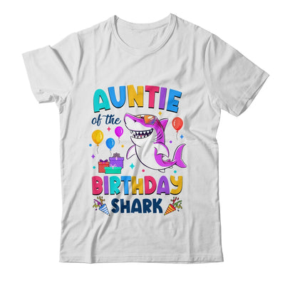 Auntie Of The Shark Birthday Family Matching Party Kids Shirt & Hoodie | teecentury
