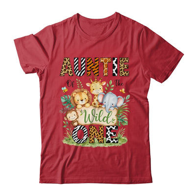 Auntie Of The Wild One First Birthday Boy Jungle Safari Shirt & Hoodie | teecentury