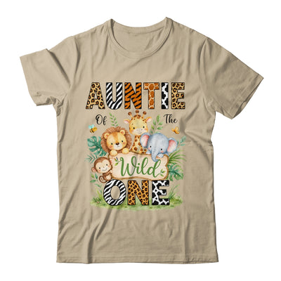 Auntie Of The Wild One First Birthday Boy Jungle Safari Shirt & Hoodie | teecentury
