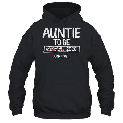 Auntie To Be 2025 Loading Promoted To Auntie Est 2025 Shirt & Tank Top | teecentury