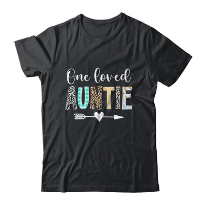 Auntie Women Cute Design One Loved Auntie Mother's Day Shirt & Tank Top | teecentury