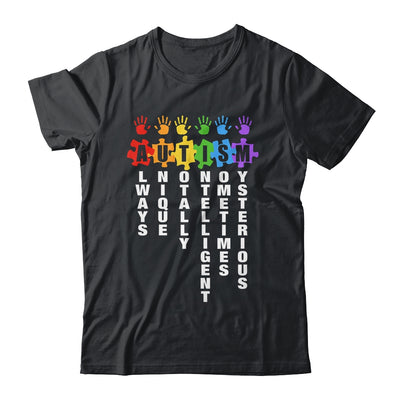 Autism Always Unique Totally Intelligent Autism Awareness Month Shirt & Tank Top | teecentury