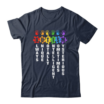 Autism Always Unique Totally Intelligent Autism Awareness Month Shirt & Tank Top | teecentury