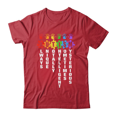 Autism Always Unique Totally Intelligent Autism Awareness Month Shirt & Tank Top | teecentury