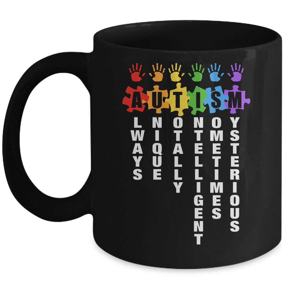 Autism Always Unique Totally Intelligent Autism Awareness Month Mug | teecentury