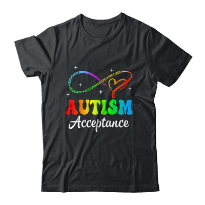 Autism Awareness Acceptance Infinity Symbol Men Women Kid Shirt & Tank Top | teecentury