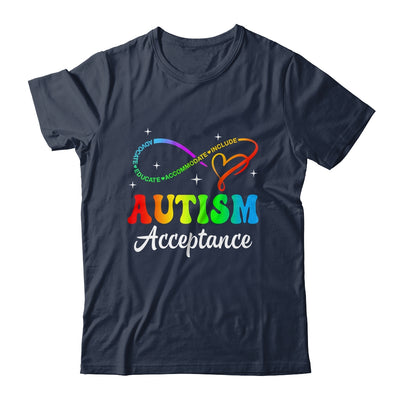 Autism Awareness Acceptance Infinity Symbol Men Women Kid Shirt & Tank Top | teecentury