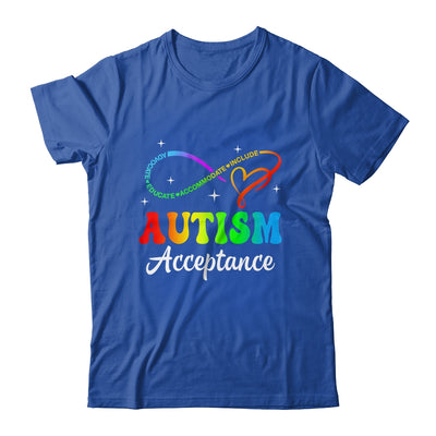 Autism Awareness Acceptance Infinity Symbol Men Women Kid Shirt & Tank Top | teecentury