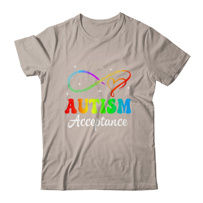 Autism Awareness Acceptance Infinity Symbol Men Women Kid Shirt & Tank Top | teecentury