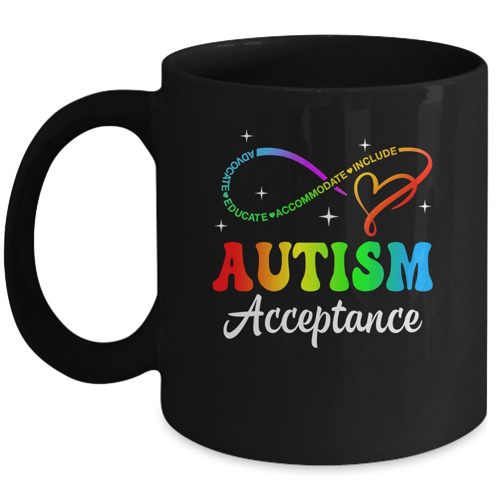 Autism Awareness Acceptance Infinity Symbol Men Women Kid Mug | teecentury