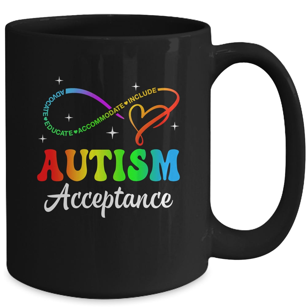 Autism Awareness Acceptance Infinity Symbol Men Women Kid Mug | teecentury