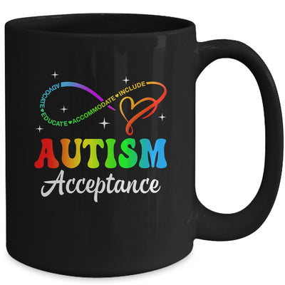 Autism Awareness Acceptance Infinity Symbol Men Women Kid Mug | teecentury