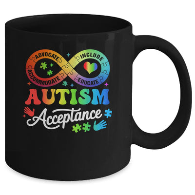 Autism Awareness Acceptance Infinity Symbol Men Women Kids Mug | teecentury