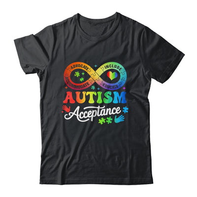 Autism Awareness Acceptance Infinity Symbol Men Women Kids Shirt & Hoodie | teecentury