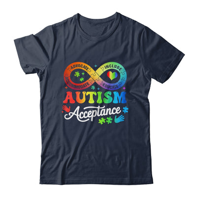Autism Awareness Acceptance Infinity Symbol Men Women Kids Shirt & Hoodie | teecentury